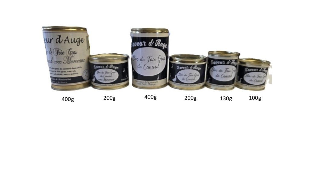 Bloc de foie gras de canard Saveur d'Auge : photo du produit rappelé le 18/09/2026