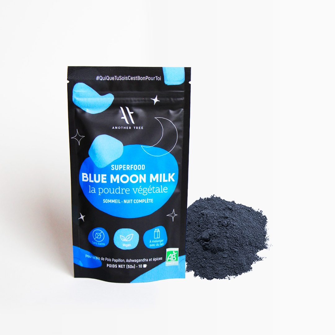 Blue moon milk - la poudre vegetale Another Tree : photo du produit rappelé le 14/03/2024