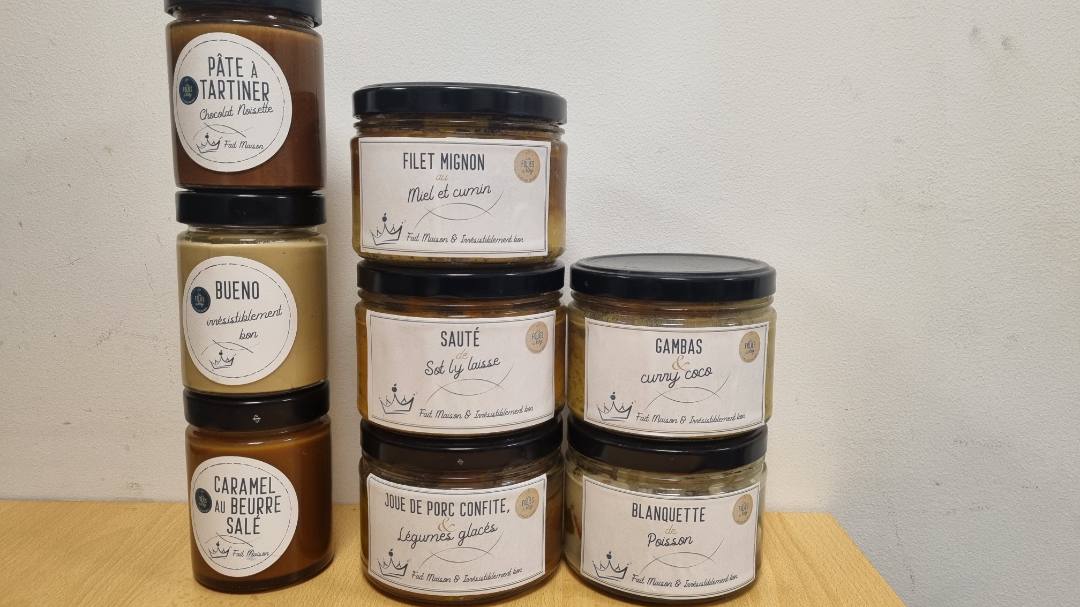 Bocaux salé et sucré Les Folies du Roy : photo du produit rappelé le 21/03/2025