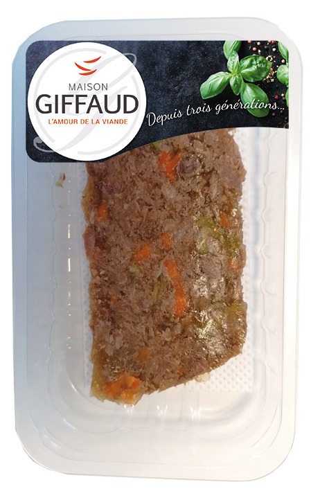 Boeuf cuit en gelee sous atmosphere protectrice Giffaud : photo du produit rappelé le 07/06/2022