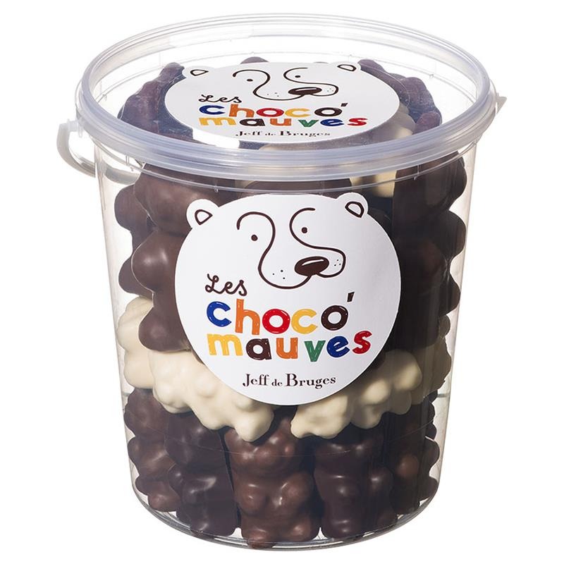 Boites choco'mauves oursons assortis Jeff de Bruges : photo du produit rappelé le 21/10/2022