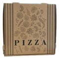 Boîtes pizza kraft brun 31x31cm Cuboxal : photo du produit rappelé le 30/01/2025