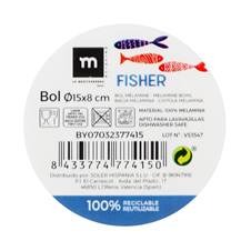 Bol poisson en mélamine 15x8cm La Mediterranea : photo 2 sur 2 du produit rappelé le 21/07/2025