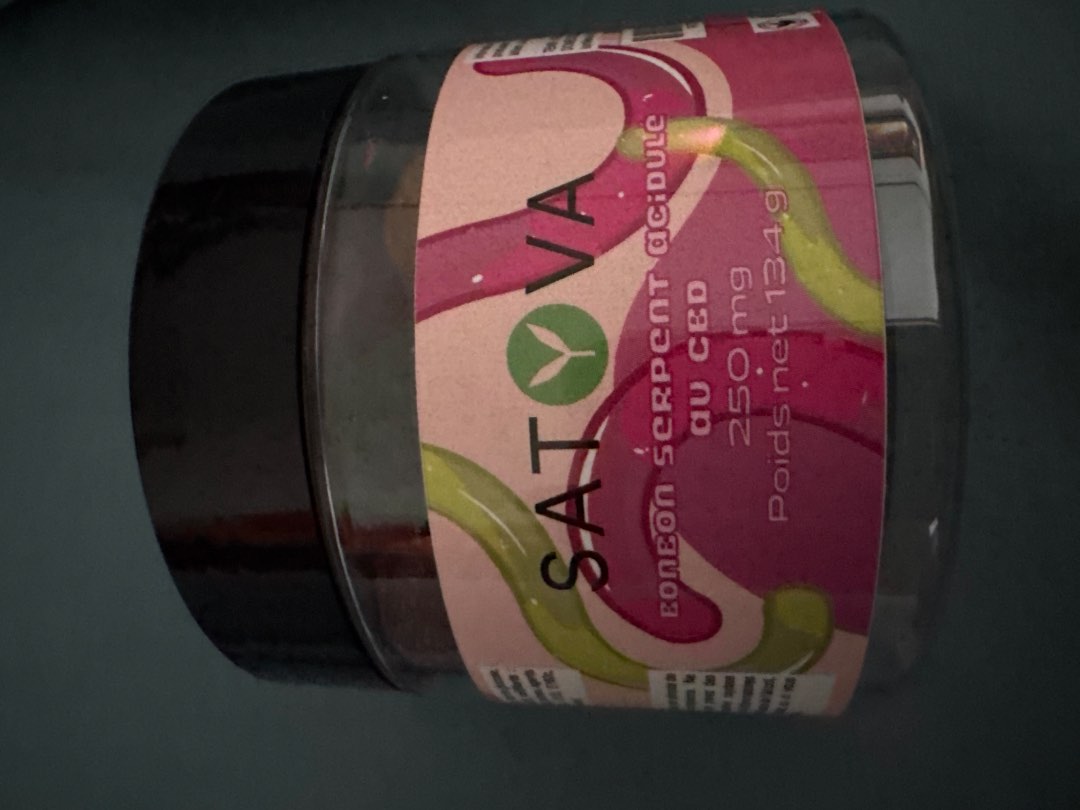 Bonbon serpent acidulé Satyva : photo du produit rappelé le 11/02/2026