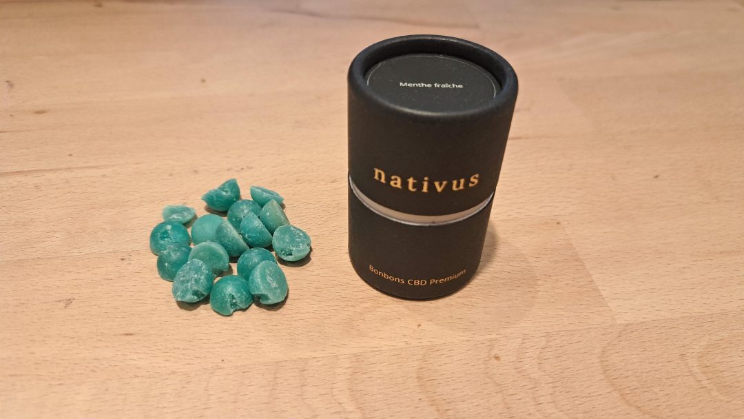 Bonbons CBD Nativus : photo du produit rappelé le 09/10/2025