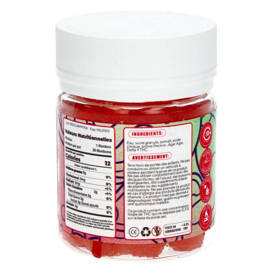 Bonbons veed 300mg THC - vegan cannabis gummies - water melon : photo 2 sur 2 du produit rappelé le 31/01/2025