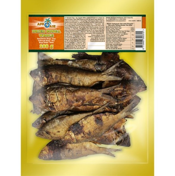 Bongas séchés entiers Afroase : photo du produit rappelé le 08/08/2022