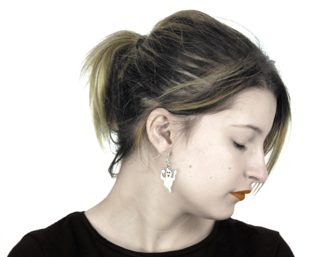 Boucles d oreilles deux paires citrouilles et fantomes Party Pro : photo 2 sur 4 du produit rappelé le 11/04/2022