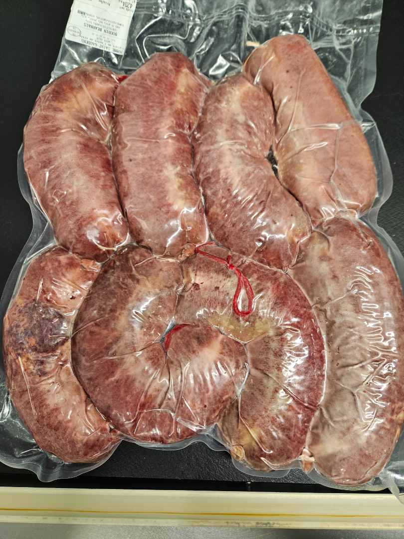 Boudin béarnais A l'Ossaloise MR Pomme Saint Gaudens : photo du produit rappelé le 13/09/2023
