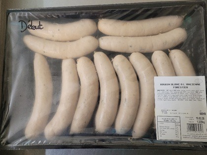 Boudin blanc a l'ancienne Prestige de la Sarthe : photo du produit rappelé le 24/07/2026