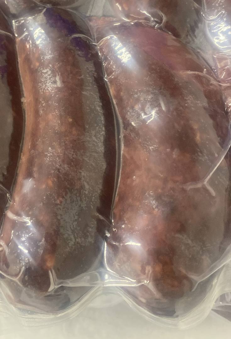 Boudin noir : photo du produit rappelé le 01/08/2025