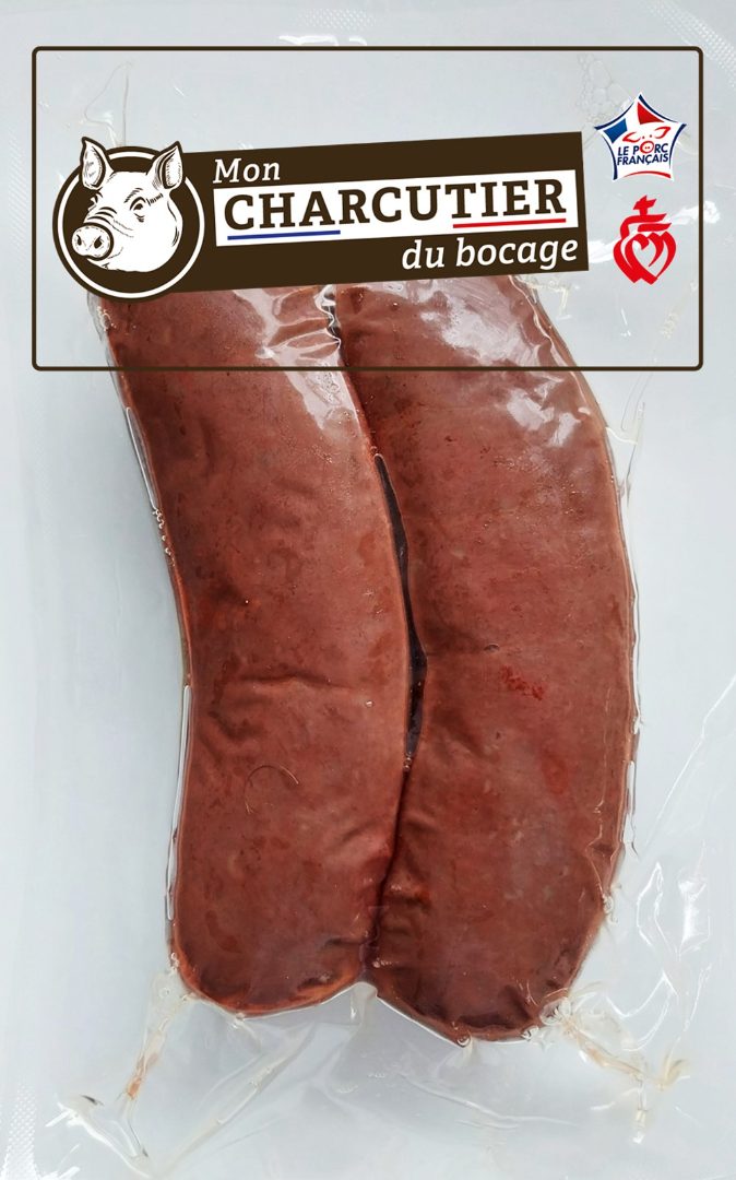 Boudins noirs aux oignons Mon Charcutier du Bocage : photo du produit rappelé le 02/10/2025
