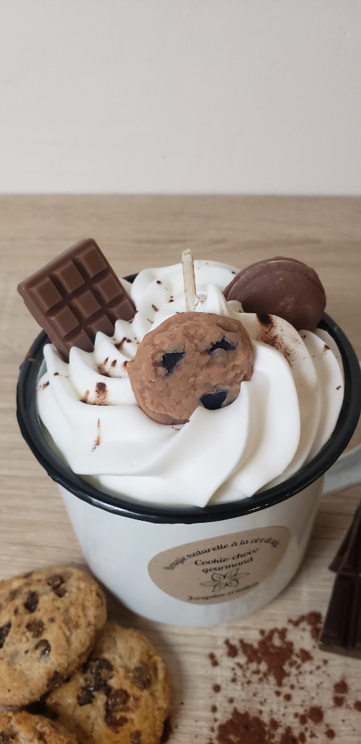 Bougie cookie-choco gourmande Crème de Bougie : photo du produit rappelé le 23/11/2022