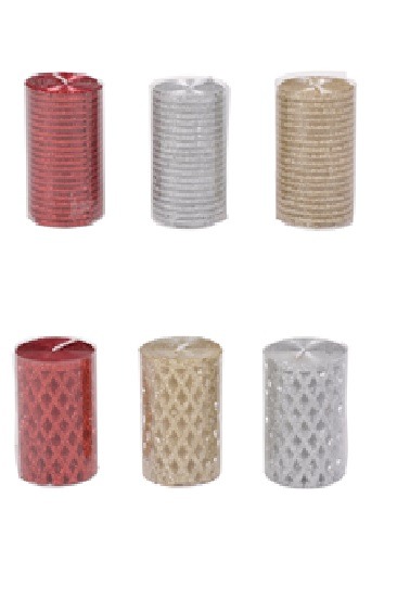 Bougies pailletées Edco : photo du produit rappelé le 22/12/2022