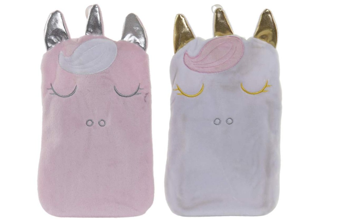 Bouillotte avec housse licorne chat Item : photo du produit rappelé le 11/04/2024