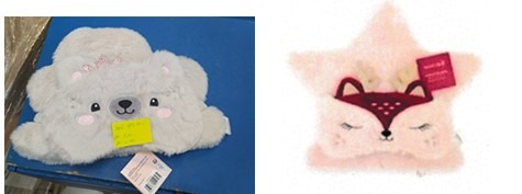 Bouillottes et masques de nuit : photo du produit rappelé le 14/12/2023