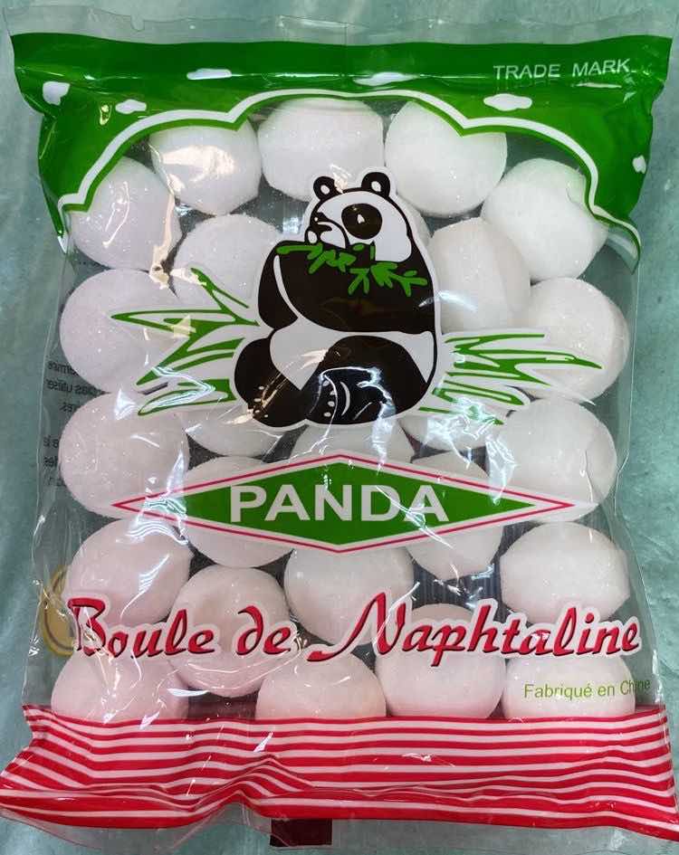 Boule de naphtaline Panda : photo du produit rappelé le 17/03/2023