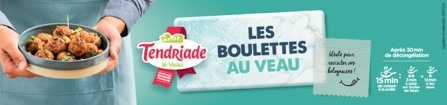 Boulette au veau nature Tendriade : photo du produit rappelé le 11/03/2024