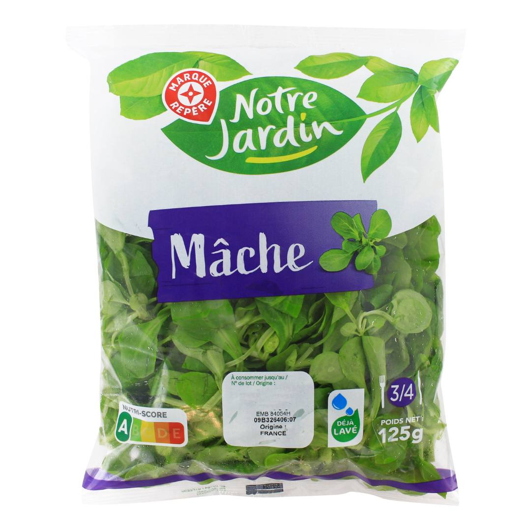 Bouquet de mache 125g - notre jardin : photo du produit rappelé le 09/06/2026
