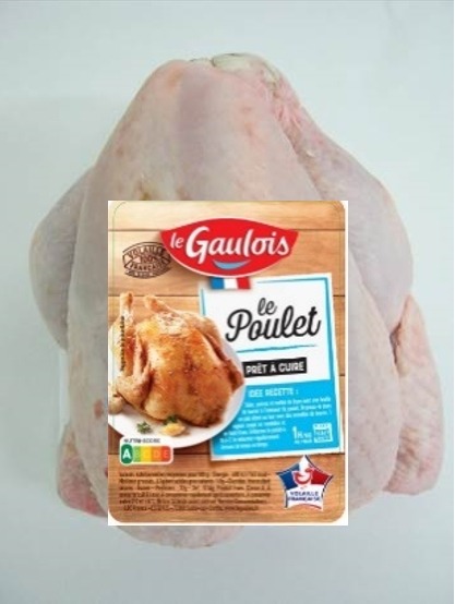 Bq poulet a pac pac s/f(gaulois) Le Gaulois : photo du produit rappelé le 16/06/2023