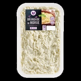 Brandade de morue parmentiere u transforme en France : photo du produit rappelé le 01/12/2022