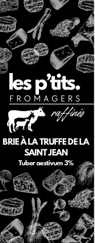 Brie a la truffe Les P'tits Fromagers : photo du produit rappelé le 28/01/2025
