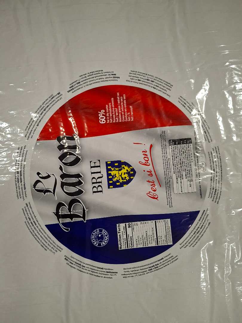 Brie Le Baron : photo du produit rappelé le 23/08/2026