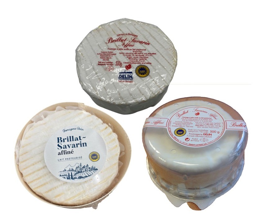 Brillat-savarin affine IGP 500g Delin : photo du produit rappelé le 08/04/2026