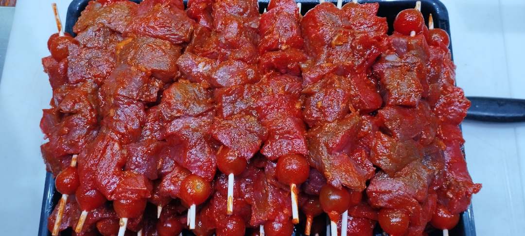 Brochette de bœuf marinée à l'échalote : photo du produit rappelé le 17/07/2023