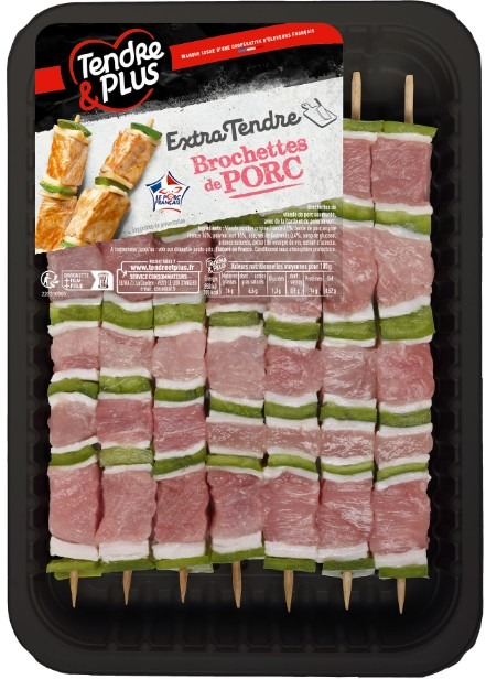 Brochettes 7x80g Tendre : photo du produit rappelé le 28/07/2026