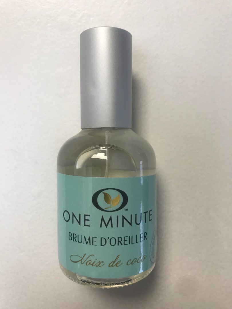 Brume d'oreiller One Minute : photo du produit rappelé le 08/12/2023