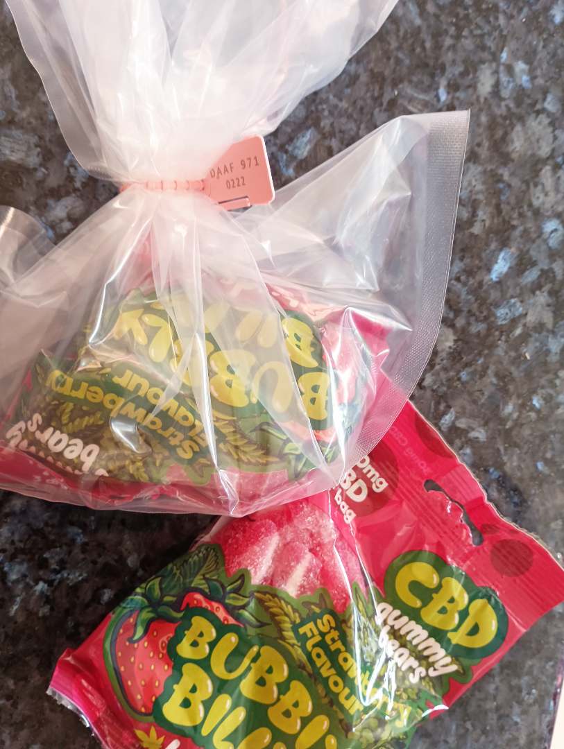 Bubbly billy CBD gummy bears : photo 1 sur 2 du produit rappelé le 02/12/2025