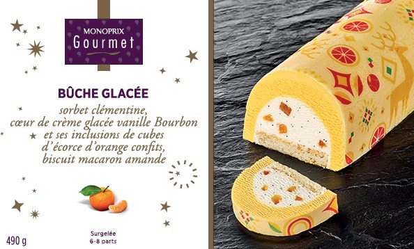 Buche clementine vanille Monoprix Gourmet : photo du produit rappelé le 03/03/2022