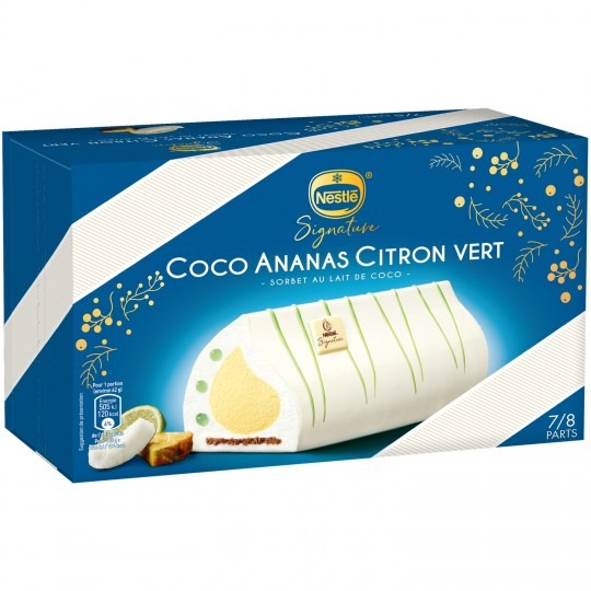 Buche coco ananas citron 800ml Nestlé Signature : photo du produit rappelé le 03/08/2021
