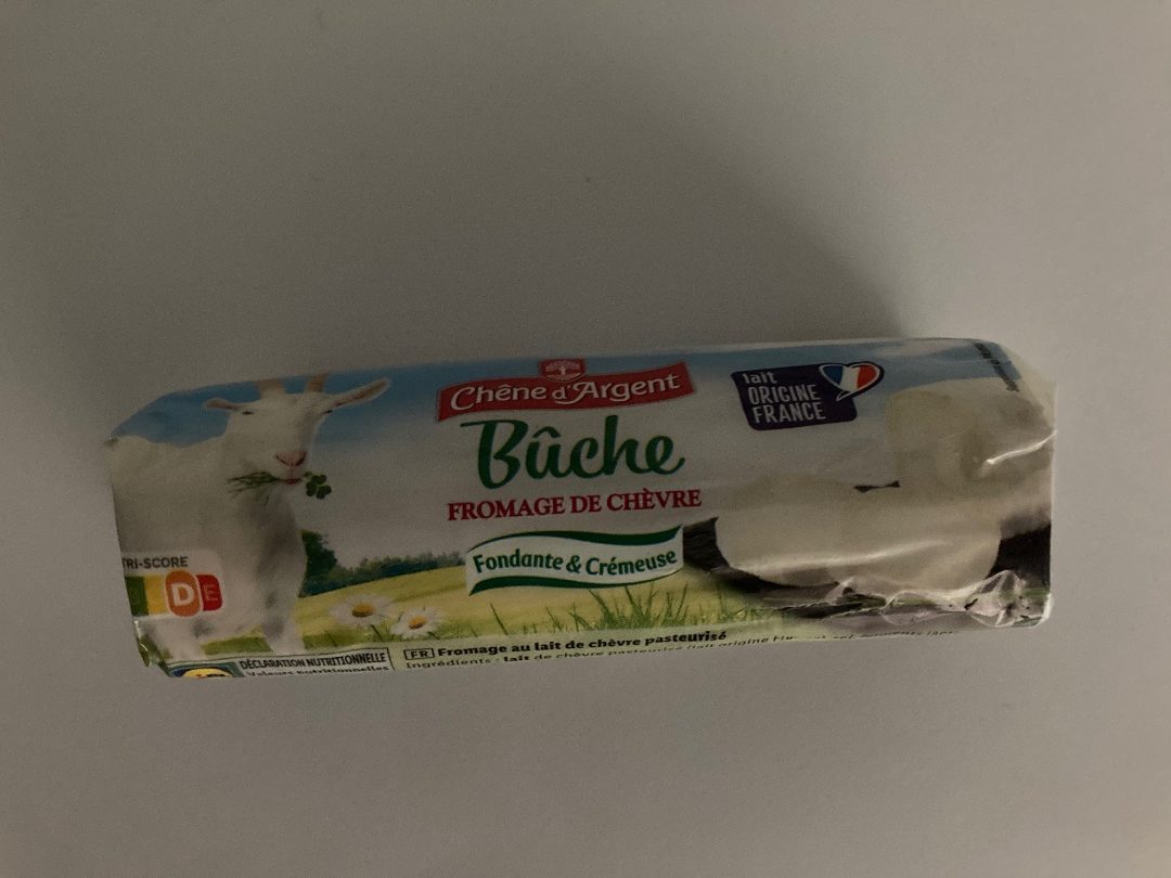 Bûche de chèvre Chêne d'Argent : photo du produit rappelé le 09/09/2022