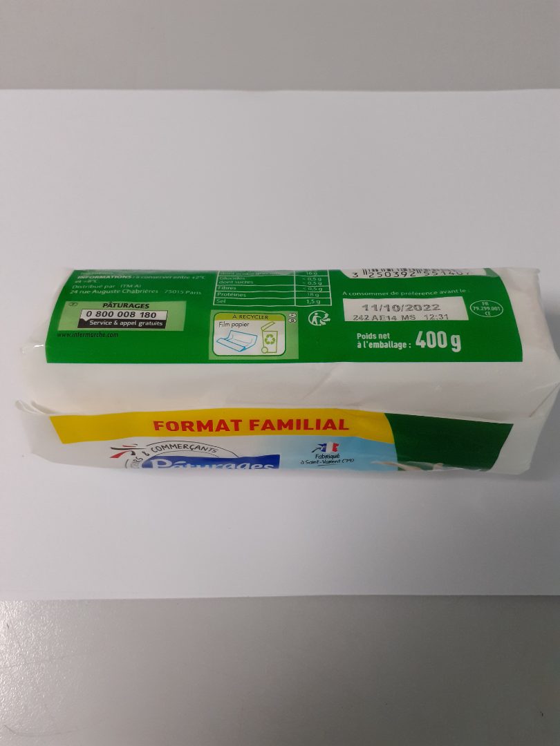 Bûche de chèvre Pâturage : photo 2 sur 2 du produit rappelé le 09/09/2022