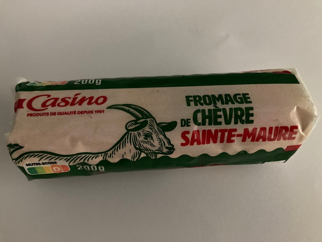 Bûche de chèvre sainte-maure Casino, Franprix, Leader Price, Monoprix : photo du produit rappelé le 09/09/2022