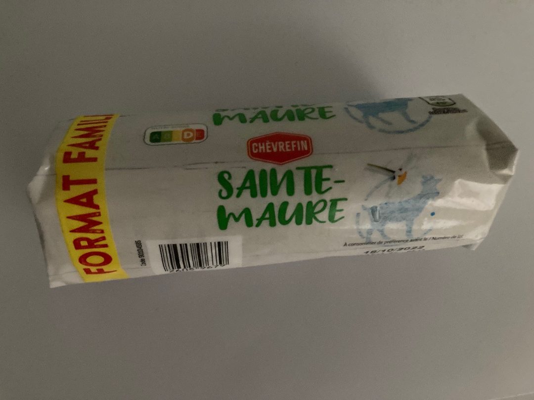 Bûche de chèvre sainte maure Chèvrefin : photo du produit rappelé le 09/09/2022
