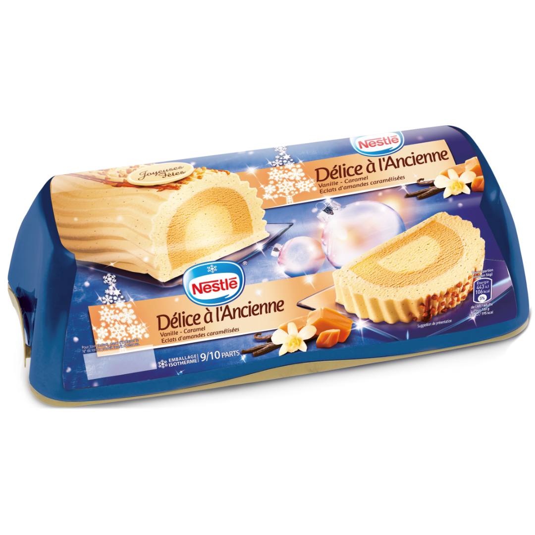 Bûche délice à l'ancienne nestle : photo du produit rappelé le 03/08/2021