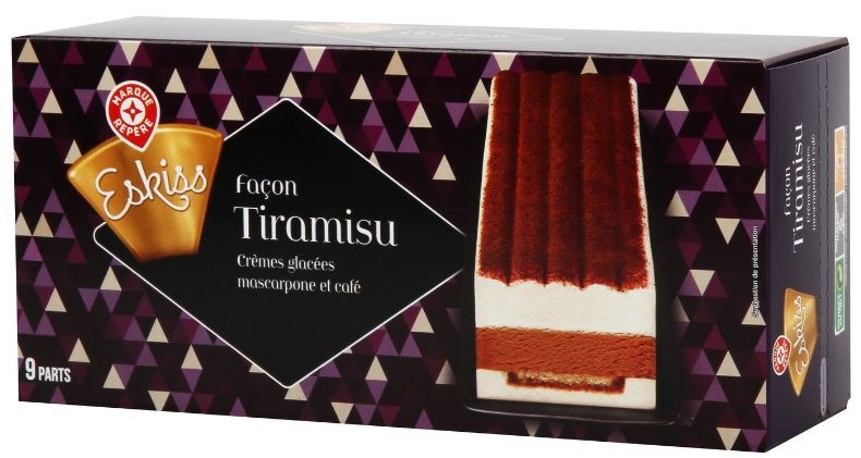 Buche facon tiramisu 496g Eskiss : photo du produit rappelé le 29/07/2021