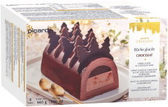 Bûche glacée chocolat Picard : photo du produit rappelé le 27/01/2022