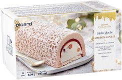 Bûche glacée marron vanille Picard : photo du produit rappelé le 27/01/2022