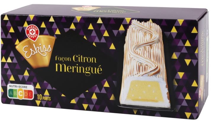 Buche gourmande citron meringue 500g Eskiss : photo du produit rappelé le 14/01/2022