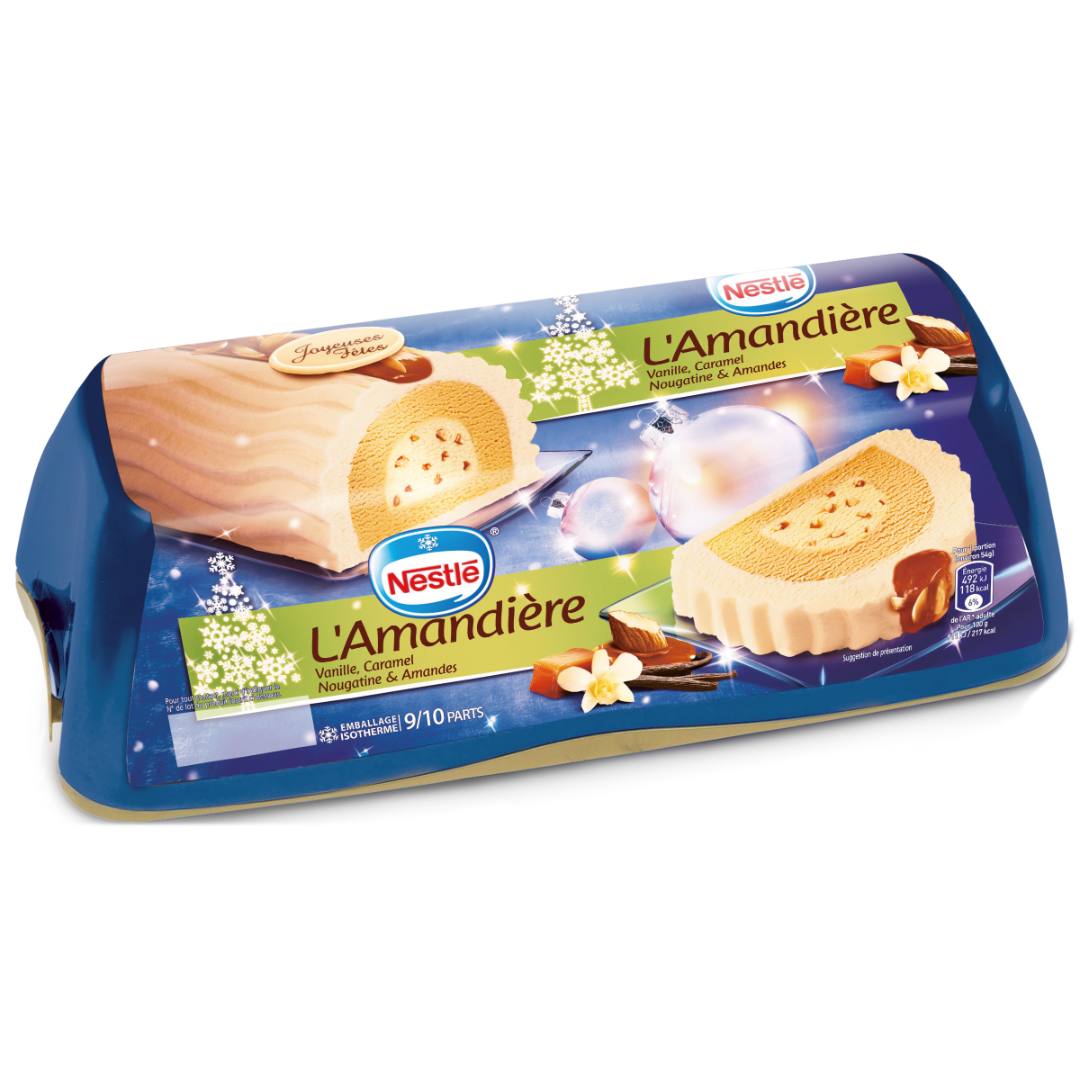 Bûche l'amandière nestle : photo du produit rappelé le 03/08/2021