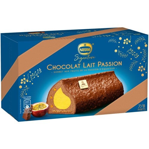 Buche nestlé signature chocolat lait passion 800ml : photo du produit rappelé le 04/08/2021
