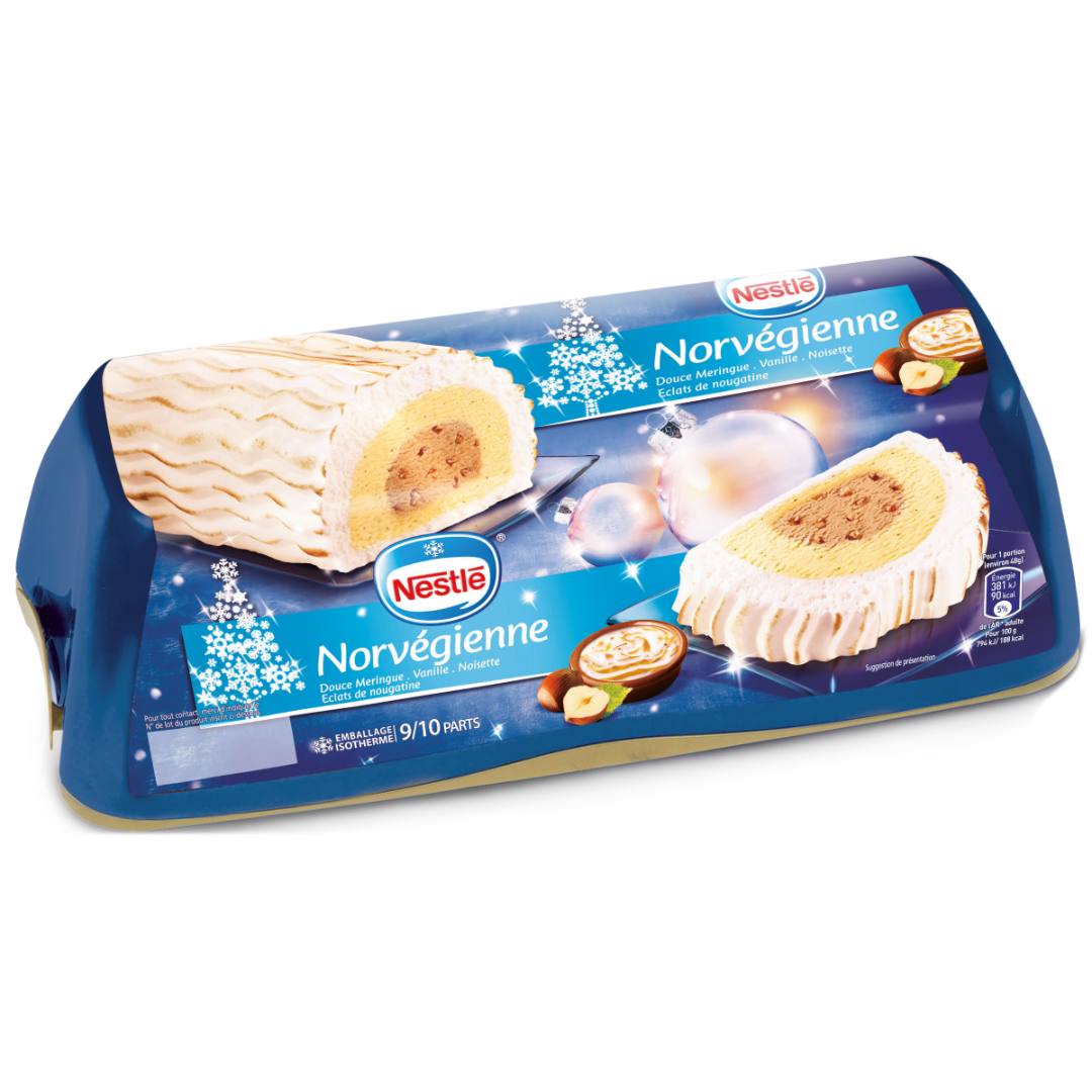 Bûche norvégienne nestle : photo du produit rappelé le 03/08/2021
