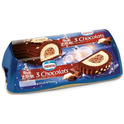 Buche parfum guimauve chocolat buche 3 chocolats buche norvegienne Nestlé : photo 2 sur 4 du produit rappelé le 14/01/2022