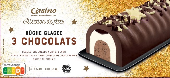 Bûches glacées 1l Casino : photo du produit rappelé le 30/07/2021