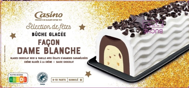Bûches glacées 1l Casino : photo 2 sur 3 du produit rappelé le 30/07/2021