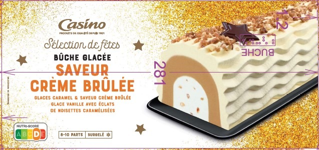 Bûches glacées 1l Casino : photo 3 sur 3 du produit rappelé le 30/07/2021